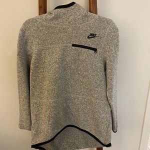 NIKE Cowl Neck Gray Sweatshirt Size M
